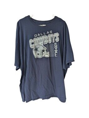 Vintage Style Dallas Cowboys T-Shirt Mens 3XL NFL Team Apparel Graphic 27.5x29.5